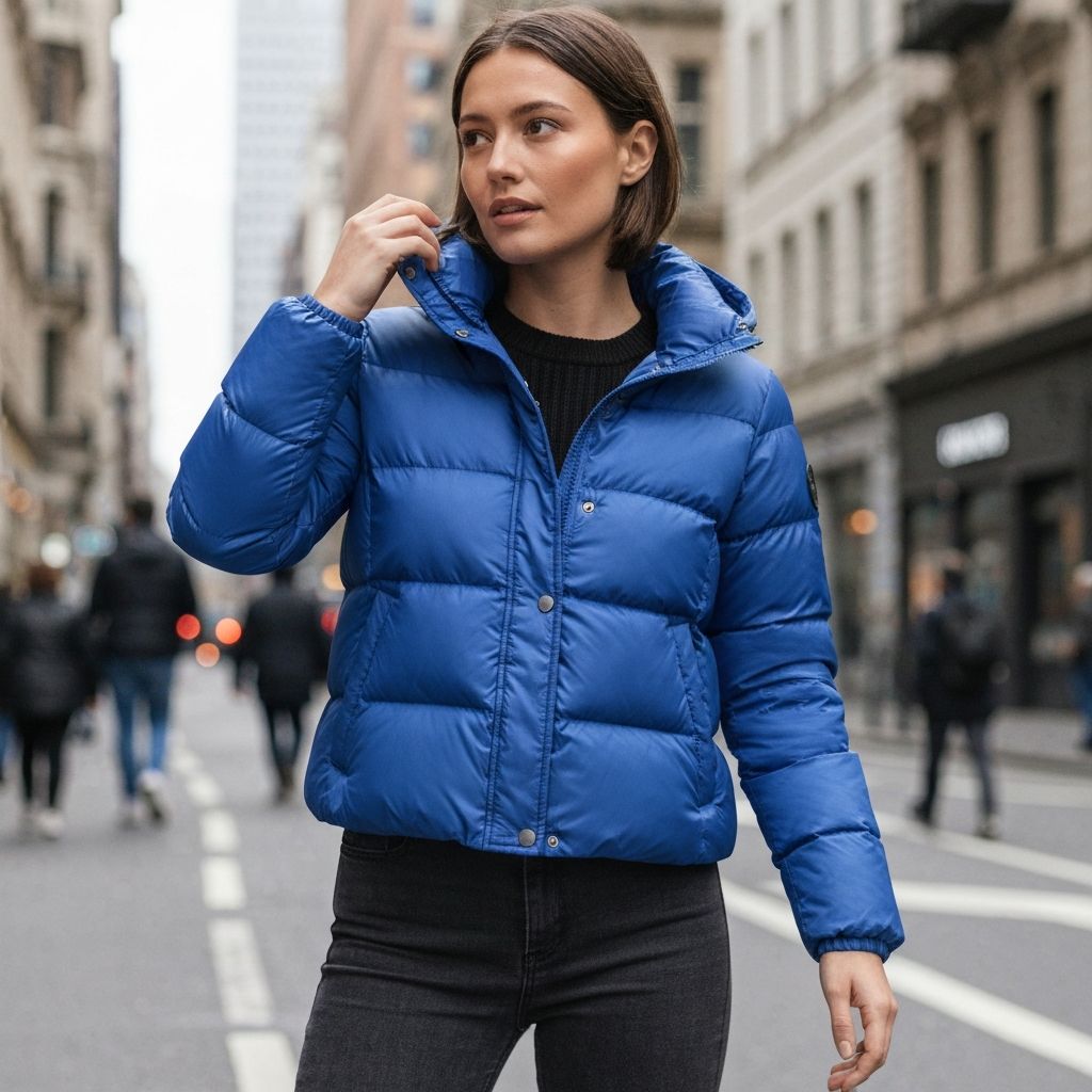 时尚短款羽绒服